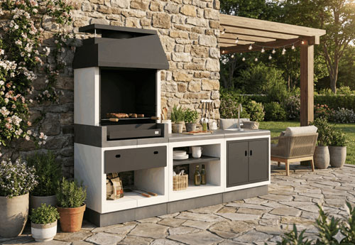 Masonry Barbecues and Outdoor Kitchens