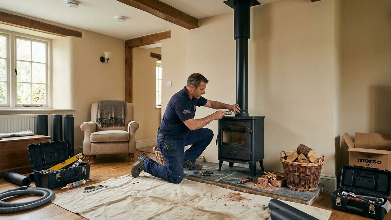 Wood Stove Installation in Portugal